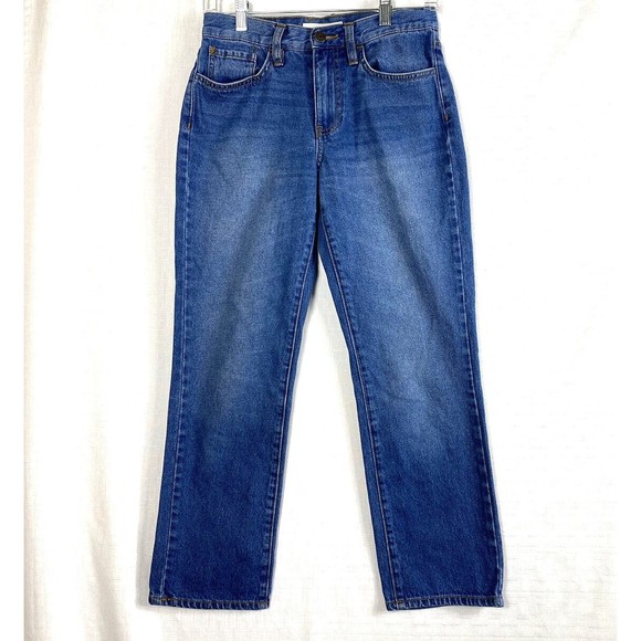 VANS Jeans Womens 3/26 Blue Denim Mid Rise Straight Leg Slim Fit Trendy Casual - Picture 1 of 9